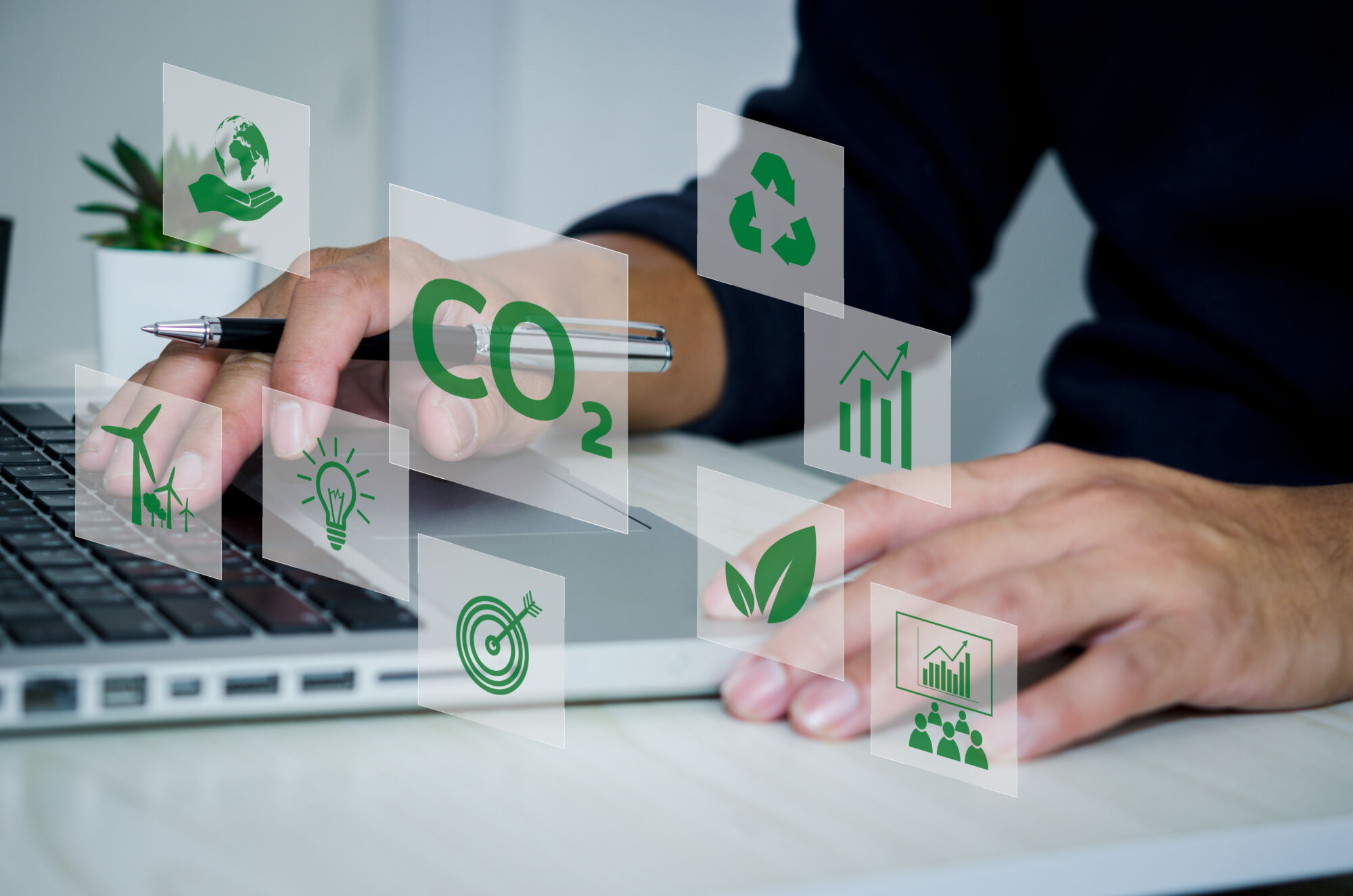 Vecteezy organizations or companies develop carbon credit business 9276531 378