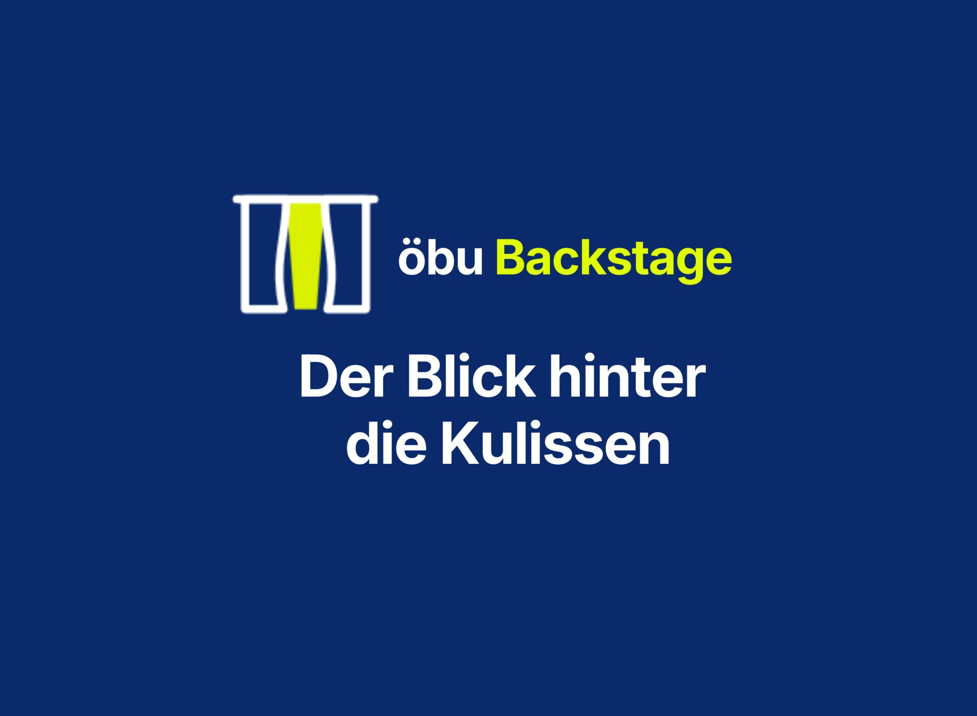 Oebu Backstage 1