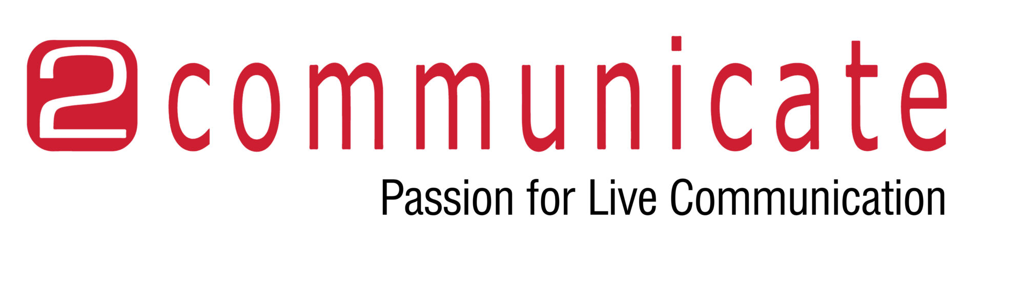 2 Communicate Schrift mit Claim