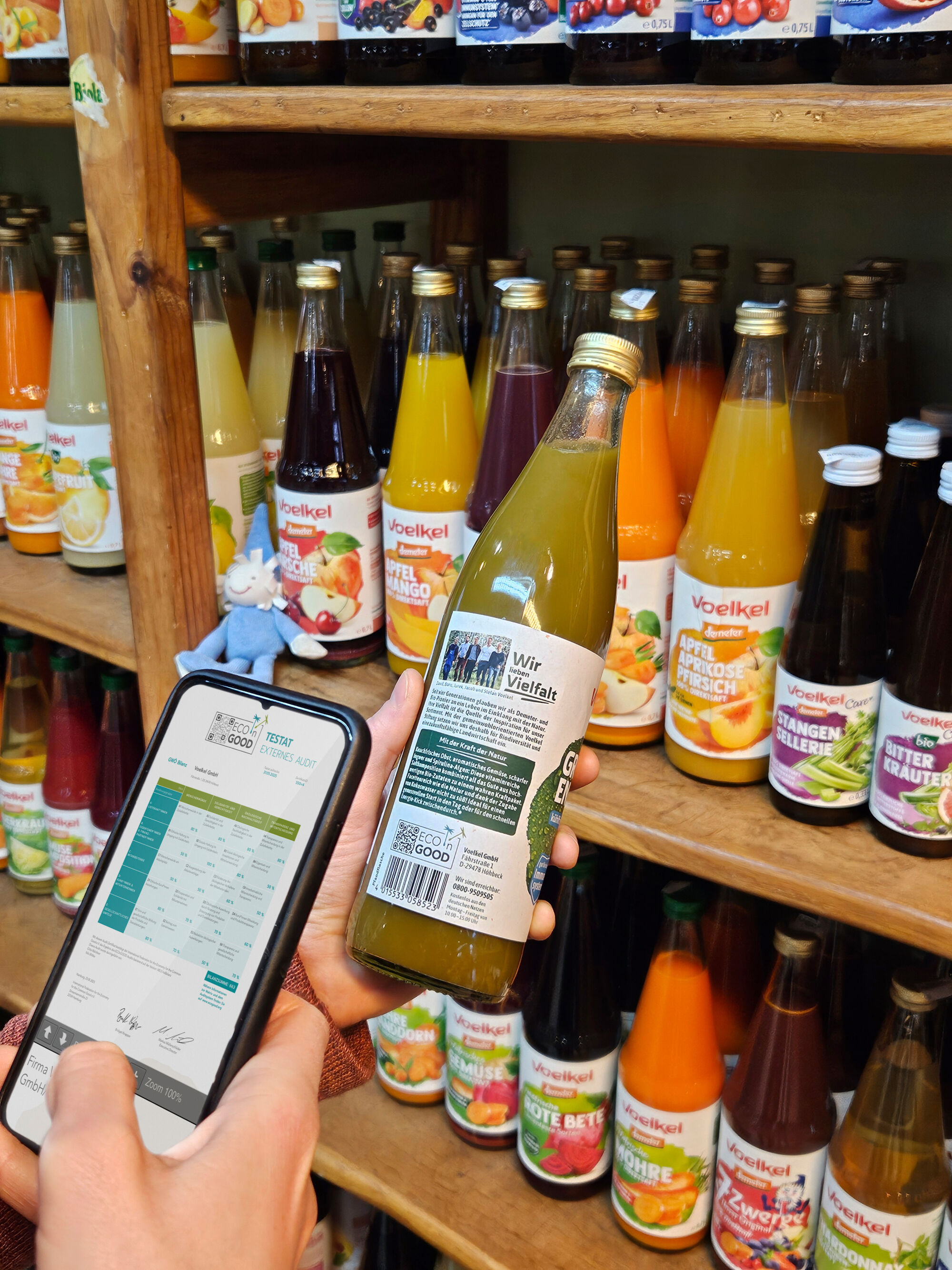 EC On GOOD label qr code