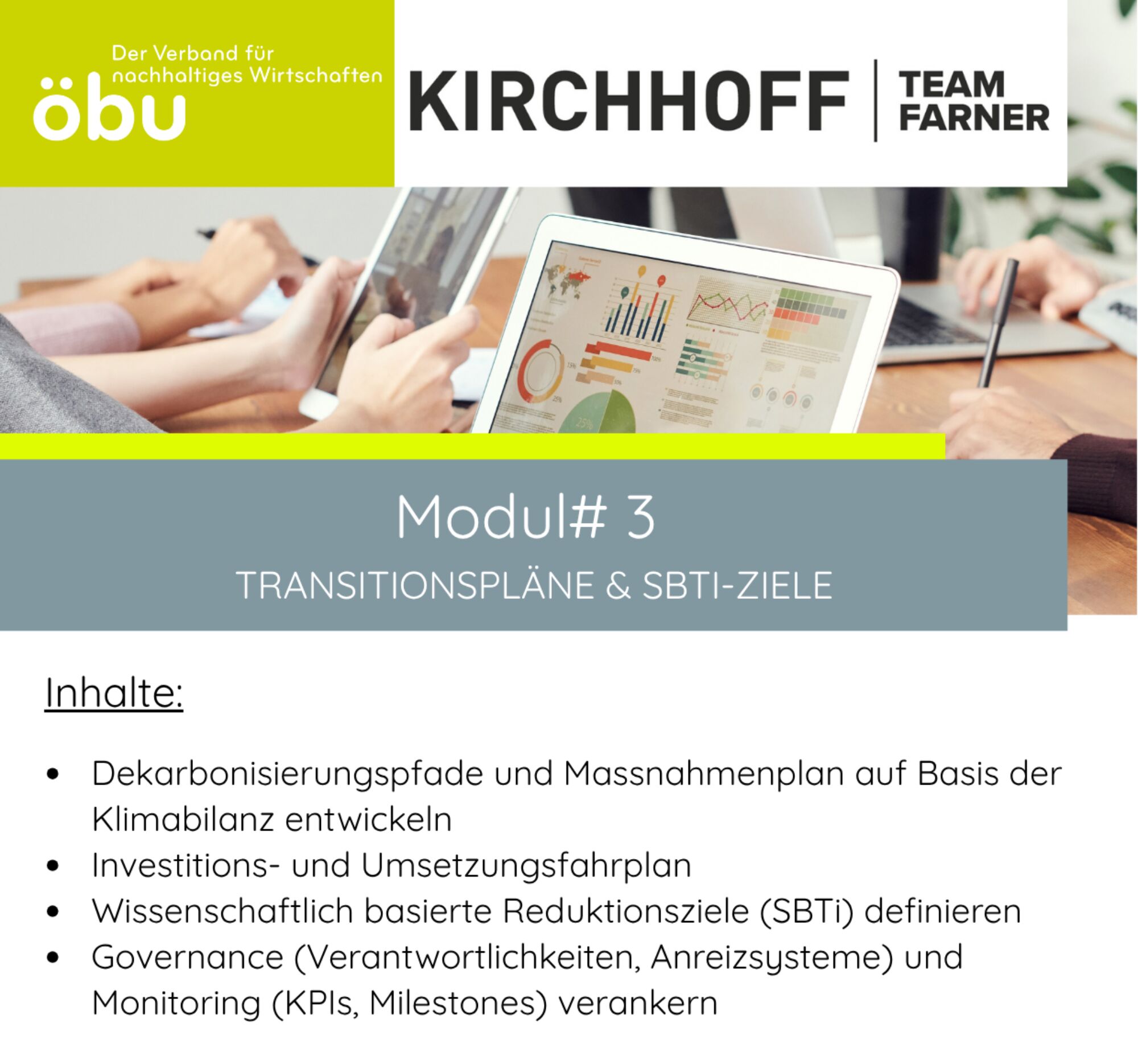 Programm Kurs Klimabilanzierung Modul 3