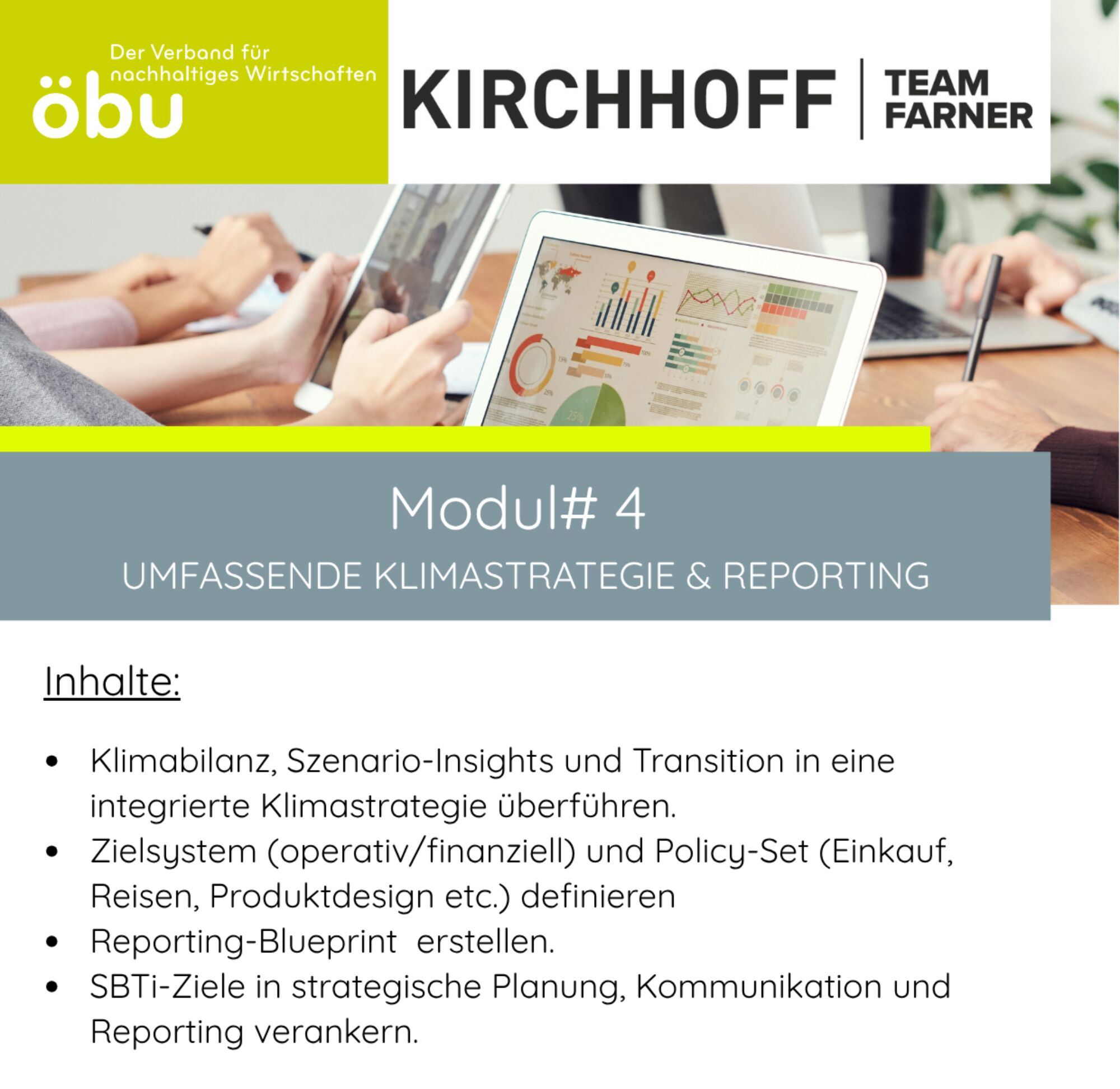Programm Kurs Klimabilanzierung Modul 4